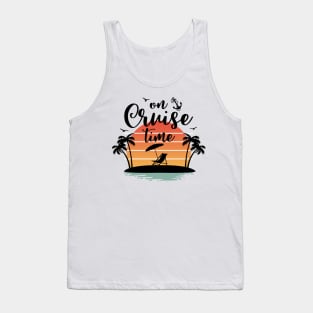On Cruise Time Vacation Summer Tank Top